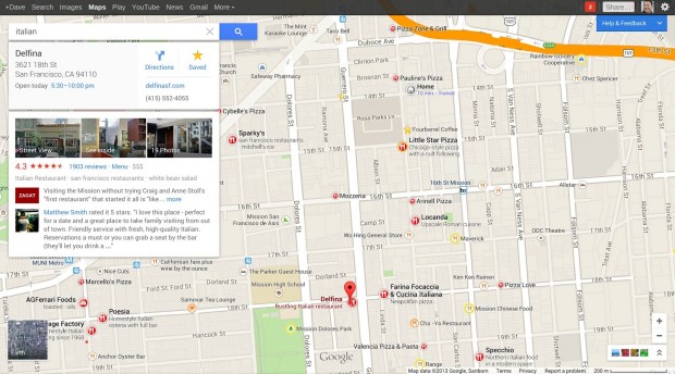 Neues Google Maps (Bild: Google)